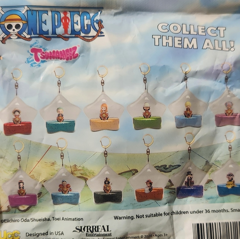 One Piece Tsunameez Keychain Collection